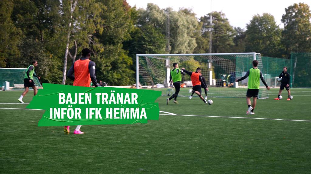 "Tacksam för stödet vi får" – Träningsklipp och Nathaniel Adjei inför IFK Göteborg hemma