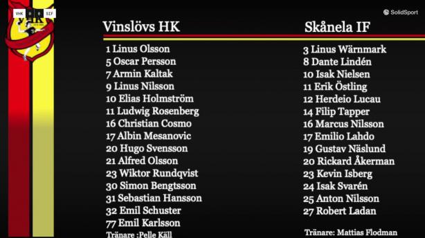 Vinslövs HK - Skånela IF