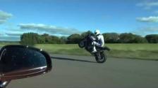 1200 HP Bugatti Veyron vs BMW S1000RR Uncut ROLLRACE Race 3rd of 3