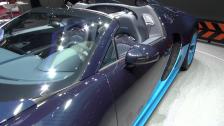 Bugatti Veyron Vitesse Gran Sport 1200 HP (Blue visibe Carbon and Smurf Blue)