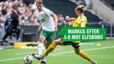 En väldigt fin kämpainsats – Markus efter 1-0 mot Elfsborg