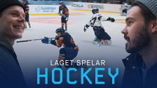 Laget spelar hockey på Hovet