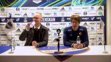 Presskonferensen efter IFK Norrköping - Djurgården 2022