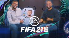 Karlström och Bärkroth reagerar på sina kort i FIFA 21