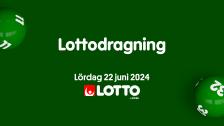 Lotto lördag 22 juni