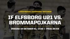 U21: IF Elfsborg – Brommapojkarna (Avgörande match om SM–final)