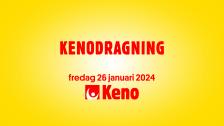 Keno fredag 26 januari