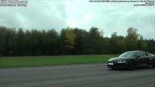 3 x ABT Audi R8 V10 vs Mercedes SLS AMG Coupé races