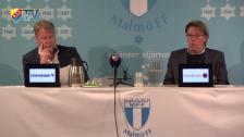 Presskonferensen efter Malmö FF -DIF