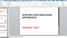 Botkyrka info Fronter part 1