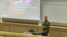 Öppen föreläsning om video interaction med Oskar Juhlin, 27 november