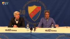Presskonferensen efter Djurgården-Hammarby