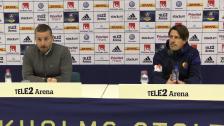 Presskonferensen efter Djurgården - Örebro