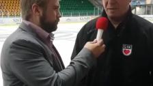 GIKs Tränare Sergei Joukov efter matchen mot Hanhals