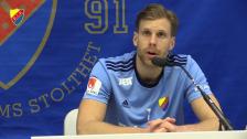 Gunnarsson ska förstås fira med en kaffe